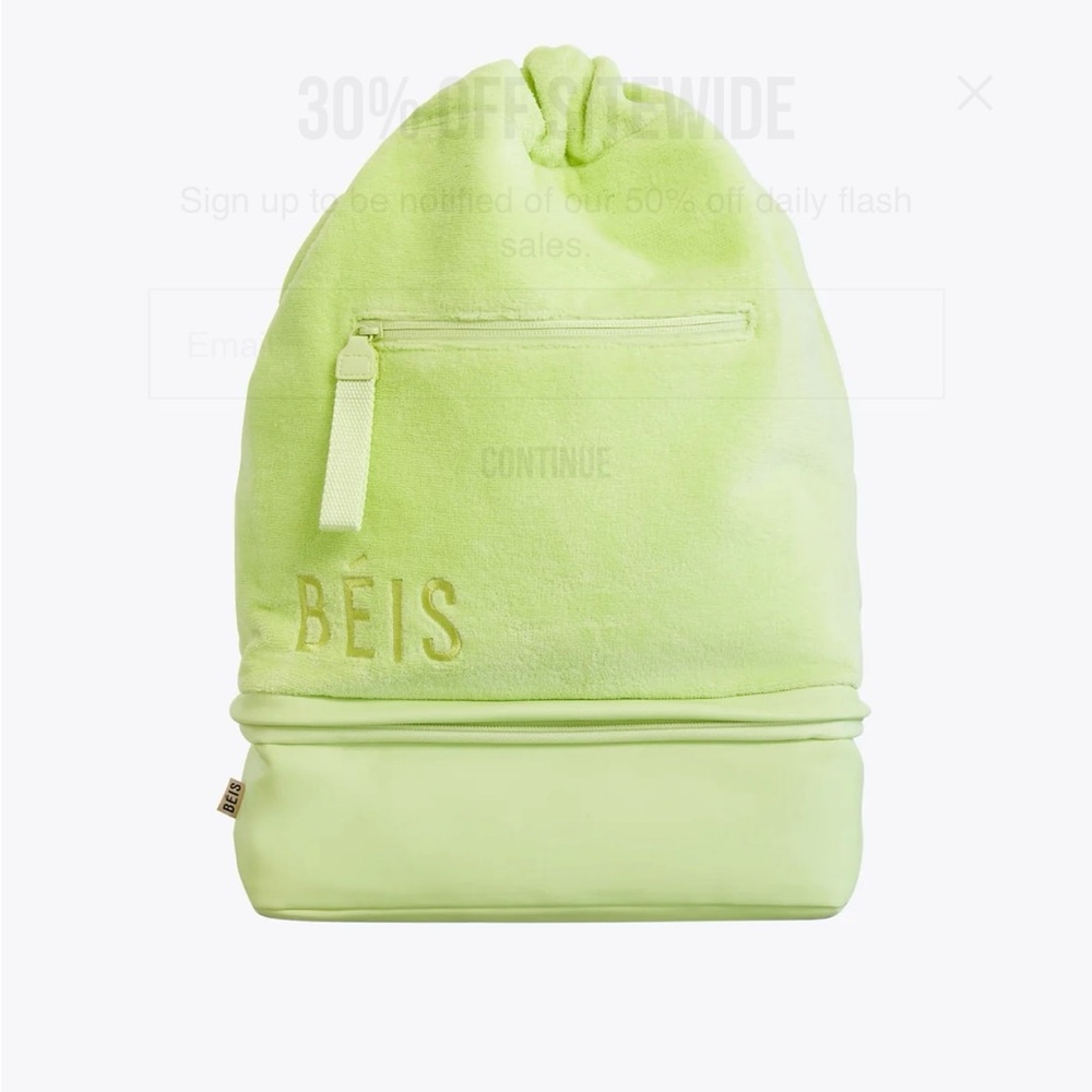 THE TERRY BACKPACK COOLER IN CITRON